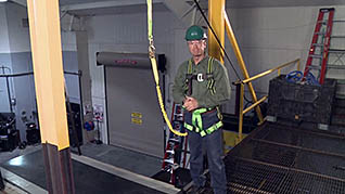 fall arrest system uses