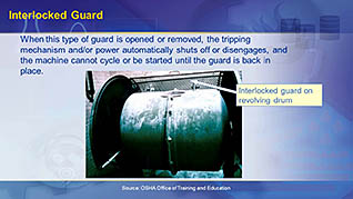 A picture of interlocked guard