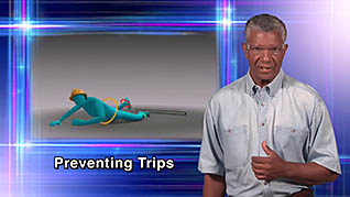 A man talking about how to prevent accidents