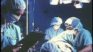 Doctors performing a procedure