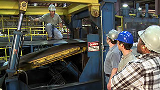 Workplace safety near heavy machinery