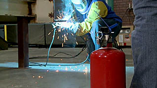 Safely executing hot work operations