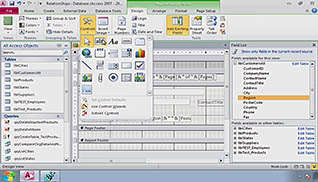 Microsoft 2010 display page