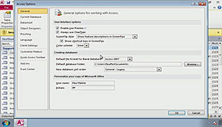 A screenshot of someone closing a database