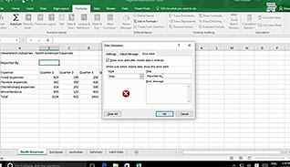 Excel display