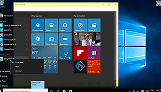 Microsoft Apps display