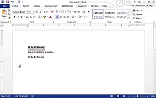 Customize the interface environment in Microsoft Word 2013