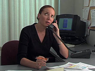 Woman talking on the phone